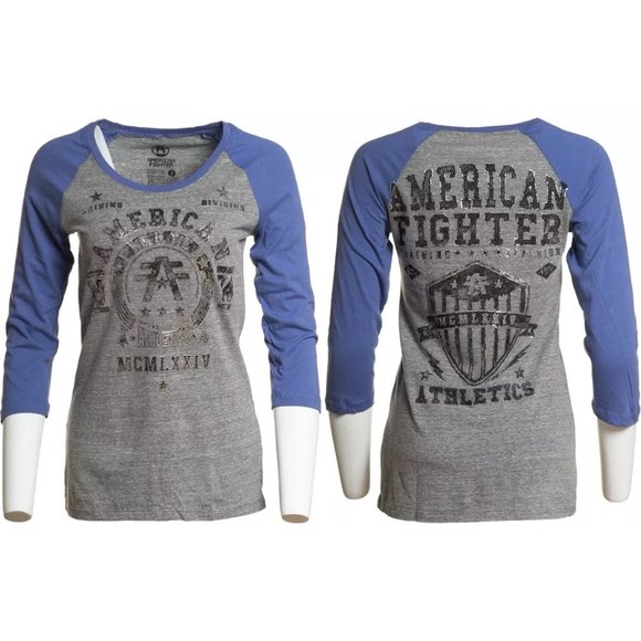 American Fighter Tops - AMERICAN FIGHTER Women's T-Shirt L/S DALTON ARTISA